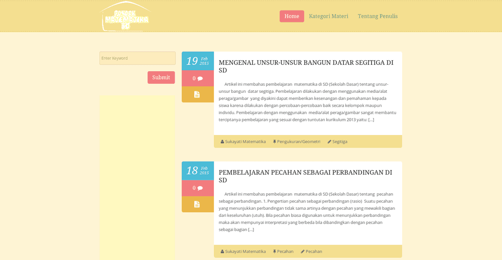 Pondok Matematika Website