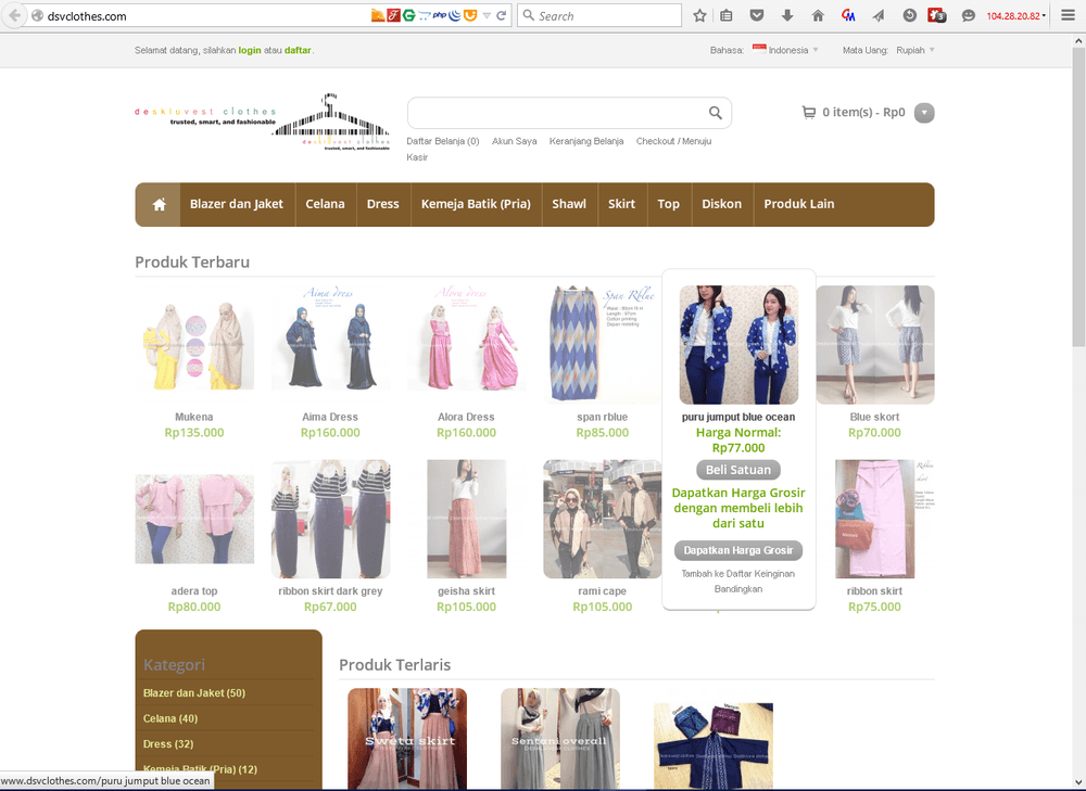 DSV Clothes